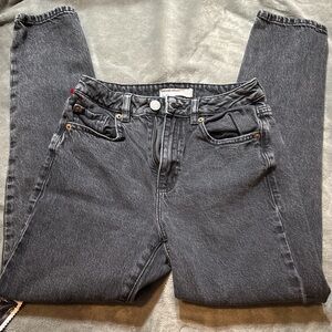 Garage Charcoal High Rise Jeans